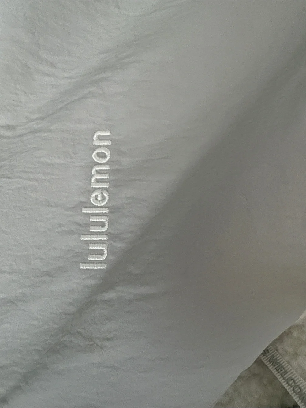 lululemon athletica White and Light Gray Hooded Sherpa Pullover - Picture 4 of 5